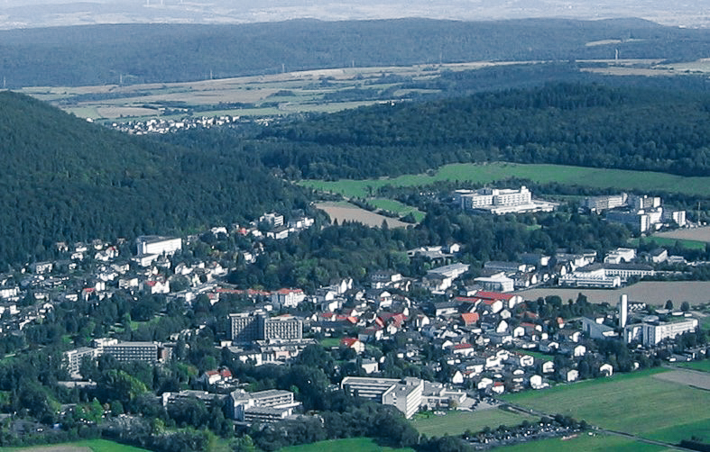 Ort Reinhardshausen von oben