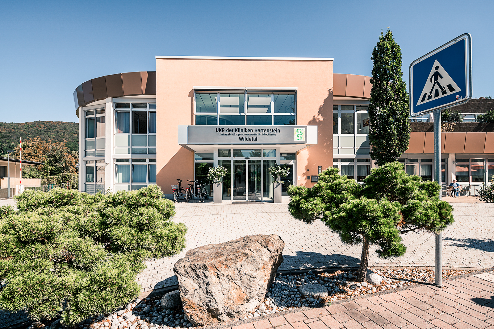 Eingang der Klinik Wildetal